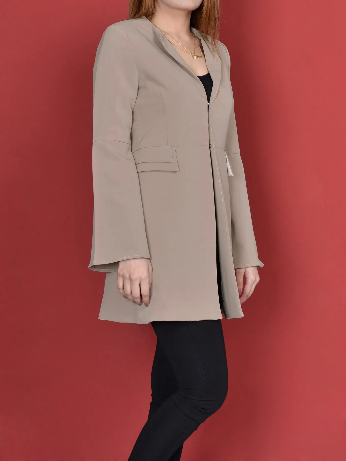 Long Beige Coat